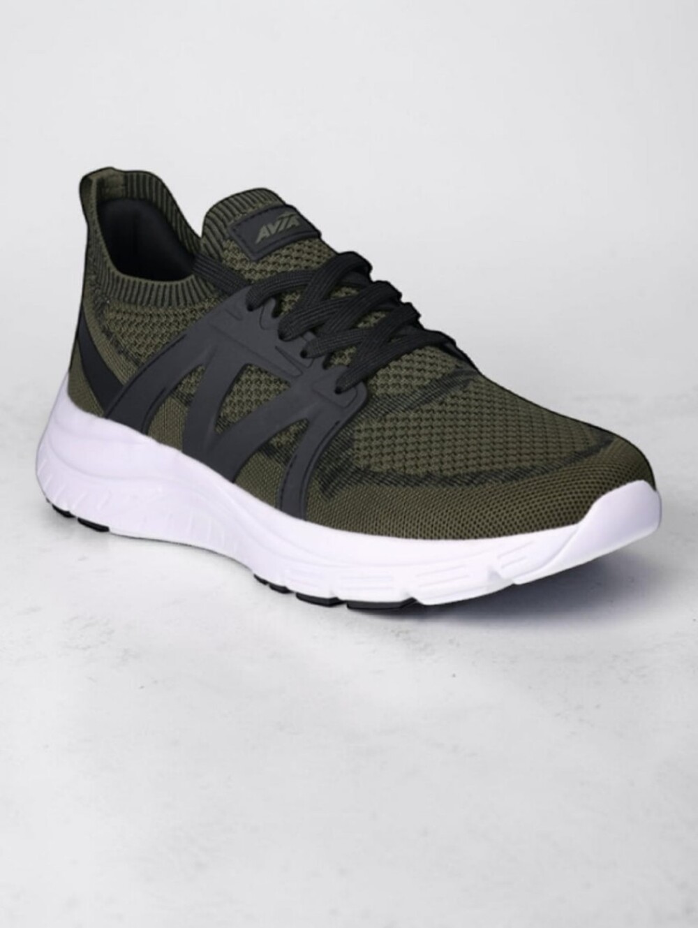 Avia Quickflash Knit Running Sneakers Olive Green Men's Size 8 New NWT